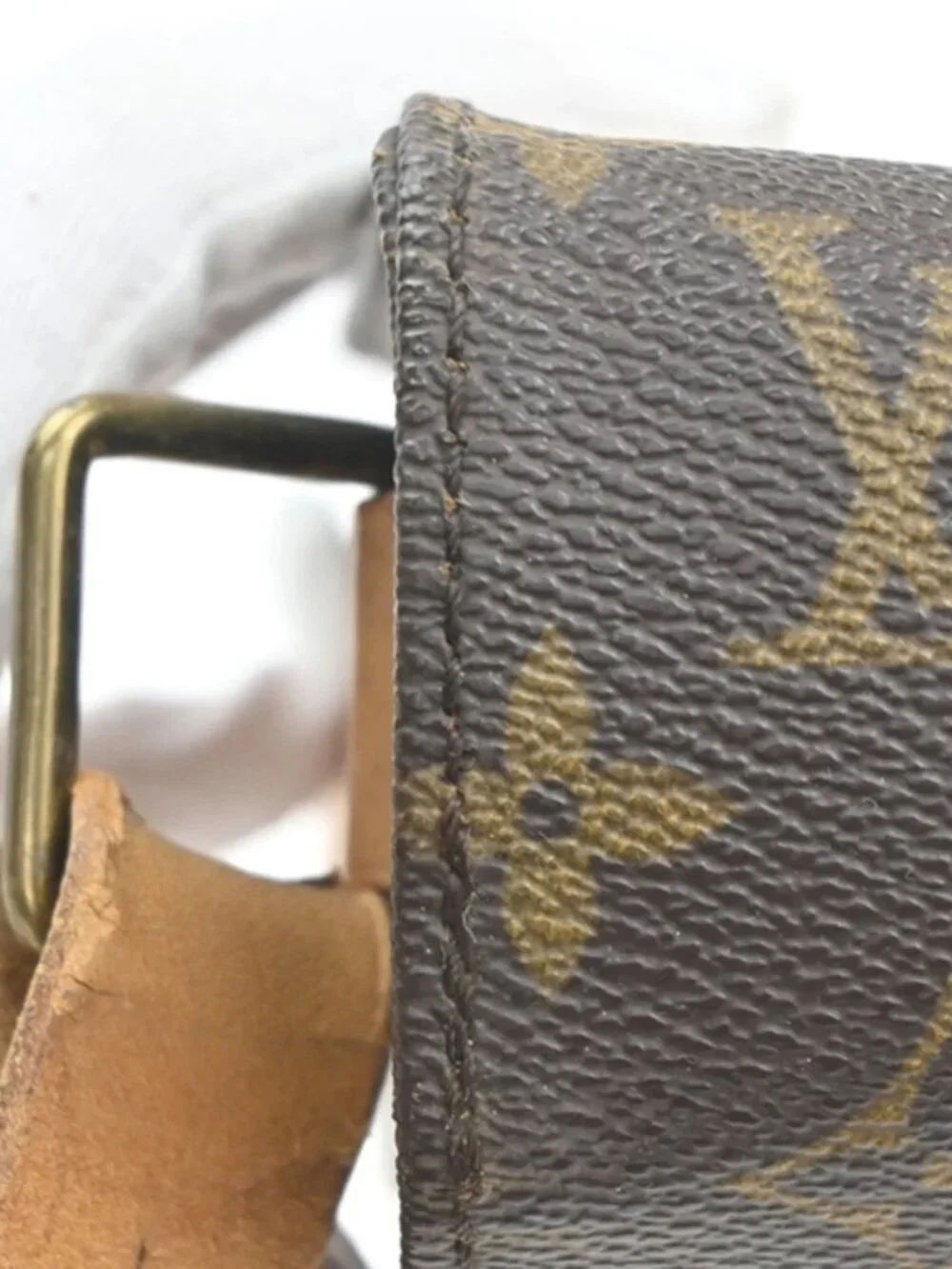 LOUIS VUITTON Cartouchiere MM Shoulder Bag Monogram Leather Brown M51253 83KC660 - Picture 8 of 16